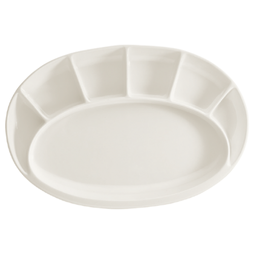 Bonna Porselen Gourmet Oval Kahvaltı Tabağı 33 cm