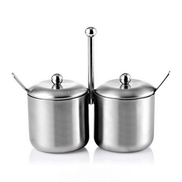 Biradlı Baharatlık Takımı, 2'li, Parlak