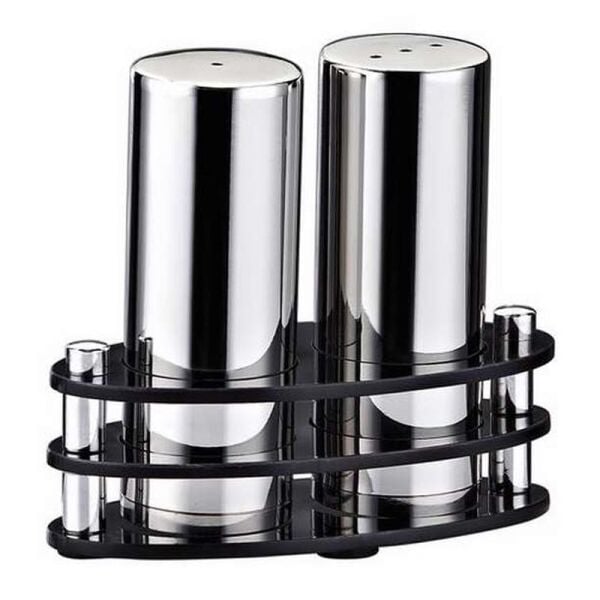 Biradlı Tuzluk Takımı, 2'li, Elips, Parlak