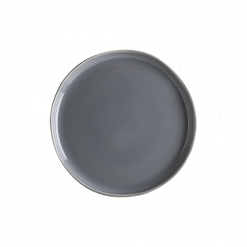 Bonna Porselen Gris Cras Düz Tabak 25 cm