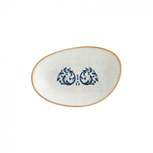 Bonna Porselen Viento Vago Oval Kayık Tabak 15*8.5 cm
