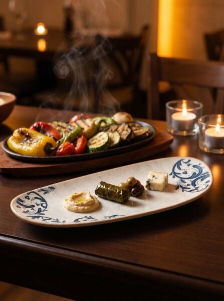 Bonna Porselen Viento Vago Dikdörtgen Tabak 36 cm