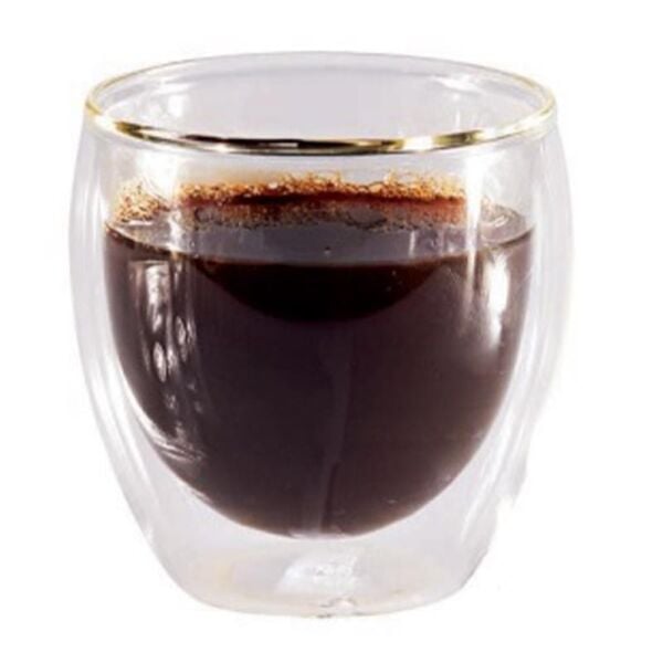 Biradlı Groovy Çift Çidarlı Bardak, 250 ml