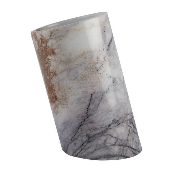 Mermer Şaraplık Açılı Kesim Lilla Q:12 Cm H:22 Cm