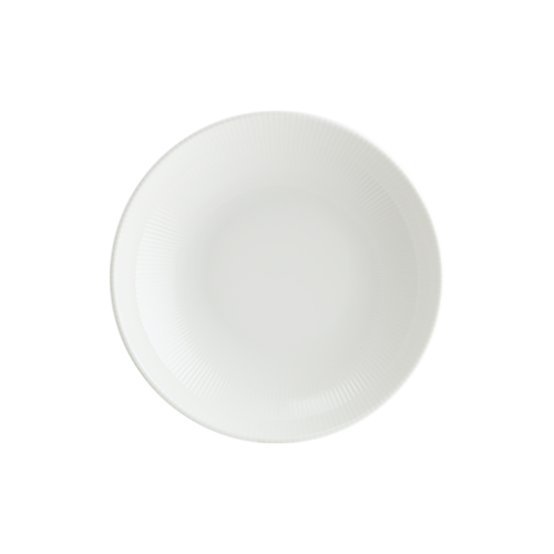 Bonna Porselen Iris White Bloom Çukur Tabak 23 cm 1000 cc