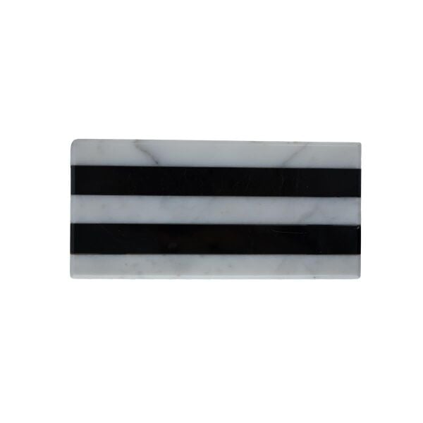 Mermer Servis Tabağı Zebrino 20X30X1 Cm