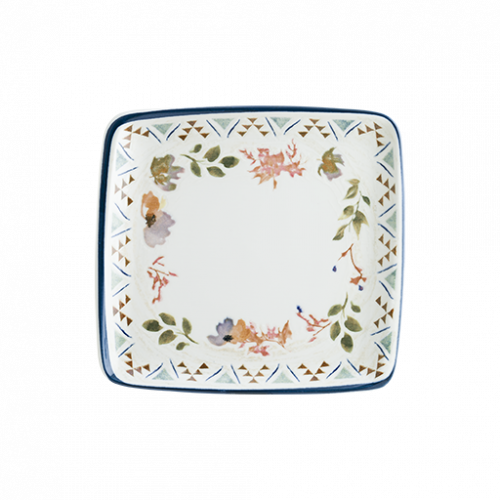 Bonna Porselen Spring Moove Kare Tabak 22*20 cm