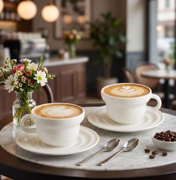 Bonna Porselen Kaff Cappuccino Fincanı 250 cc