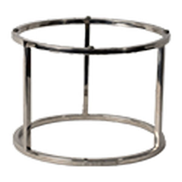 Büfe Metal Yükseltici Paslanmaz Ayak Q:25 H:18 Cm