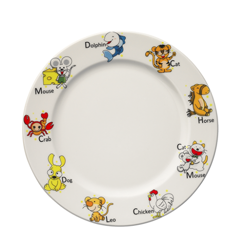 Bonna Porselen Kids Banquet Düz Tabak 25 cm