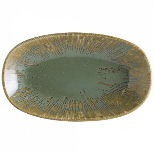 Bonna Porselen Sage Snell Gourmet Oval Kayık Tabak 24*14 cm