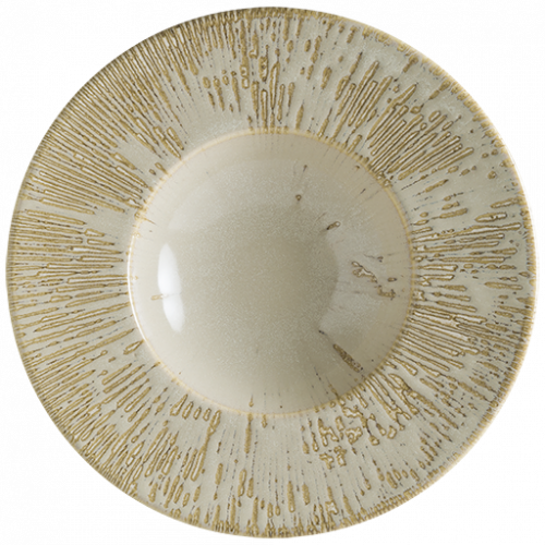 Bonna Porselen Sand Snell Banquet Çukur Tabak 28 cm 400 cc