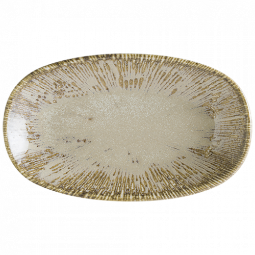 Bonna Porselen Sand Snell Gourmet Oval Kayık Tabak 15*8.5 cm