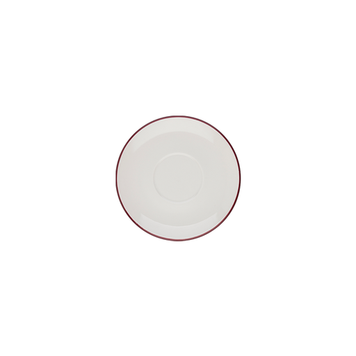 Modest Maroon Lona Konsome Tabağı 19 cm
