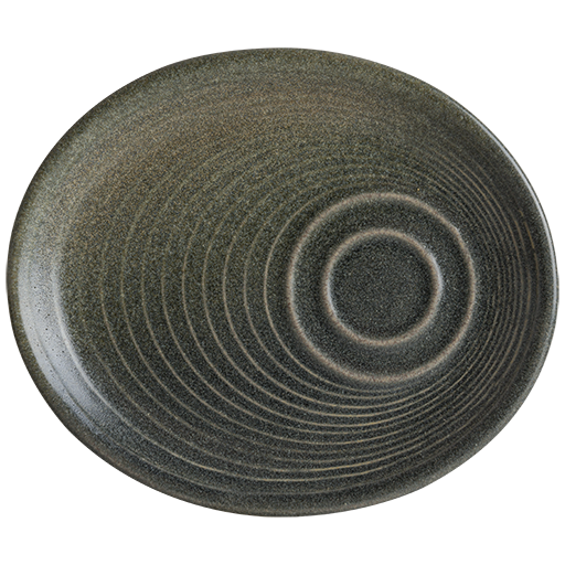 Hornfels Ripple Sunum Tabağı 20*17 cm