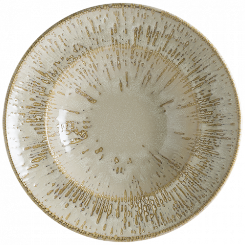 Bonna Porselen Sand Snell Gourmet Çukur Tabak 24 cm 400 cc