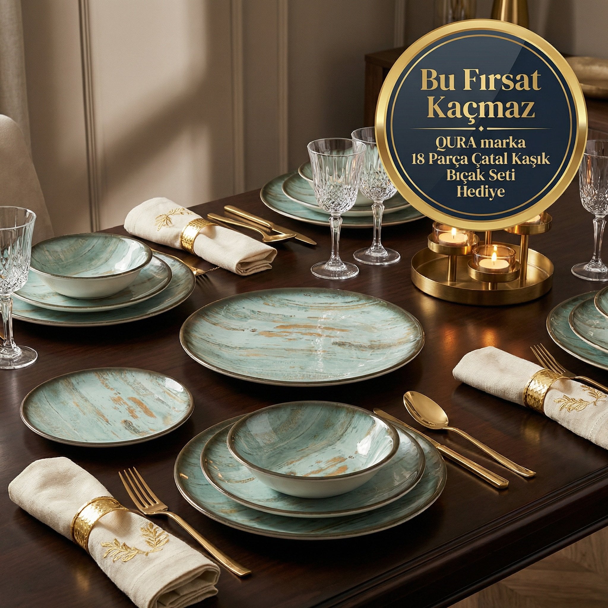 Madera Yemek Takımı