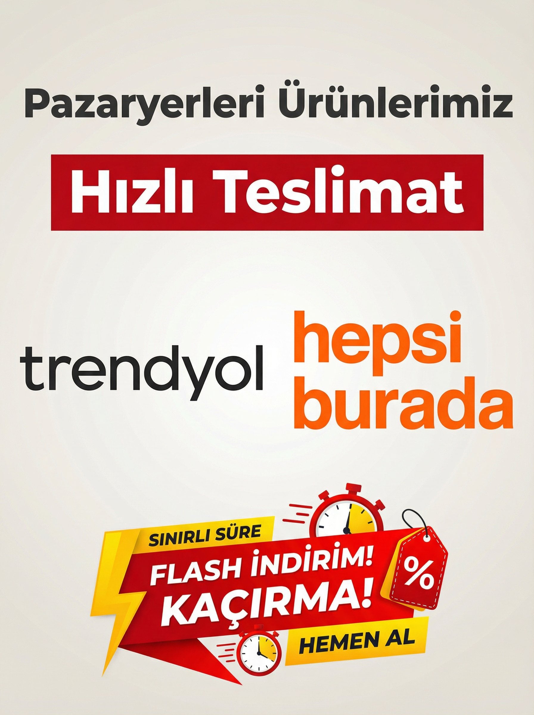 Pazaryeri Fırsatları & Hızlı Teslimat